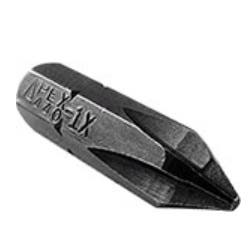 1/4'' Phillips #1 Hex Insert Bits, 1" Overall Length, Apex® 440-1X
