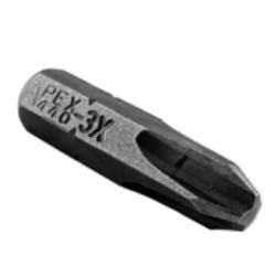 1/4'' Phillips #3 Hex Insert Bits, 1" Overall Length, Apex® 440-3X