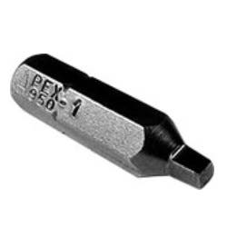 1/4'' Square Recess #1 Hex Insert Bit, 1" Overall Length, Apex® 950-1X