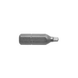 #3 Point,Square Recess 1/4" Hex Insert Bit. Overall Length: 1".