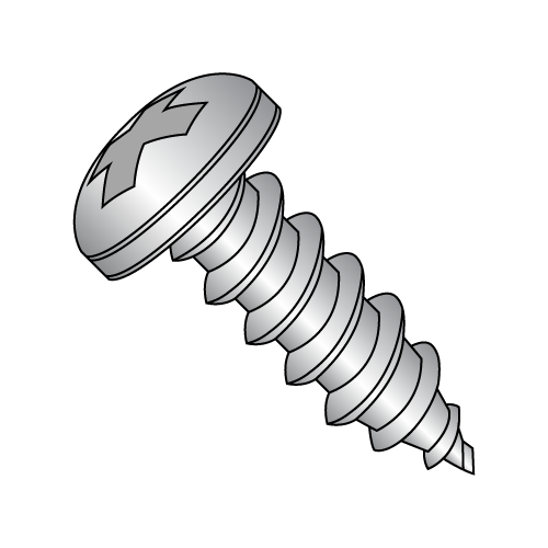 Tapping screw outlet
