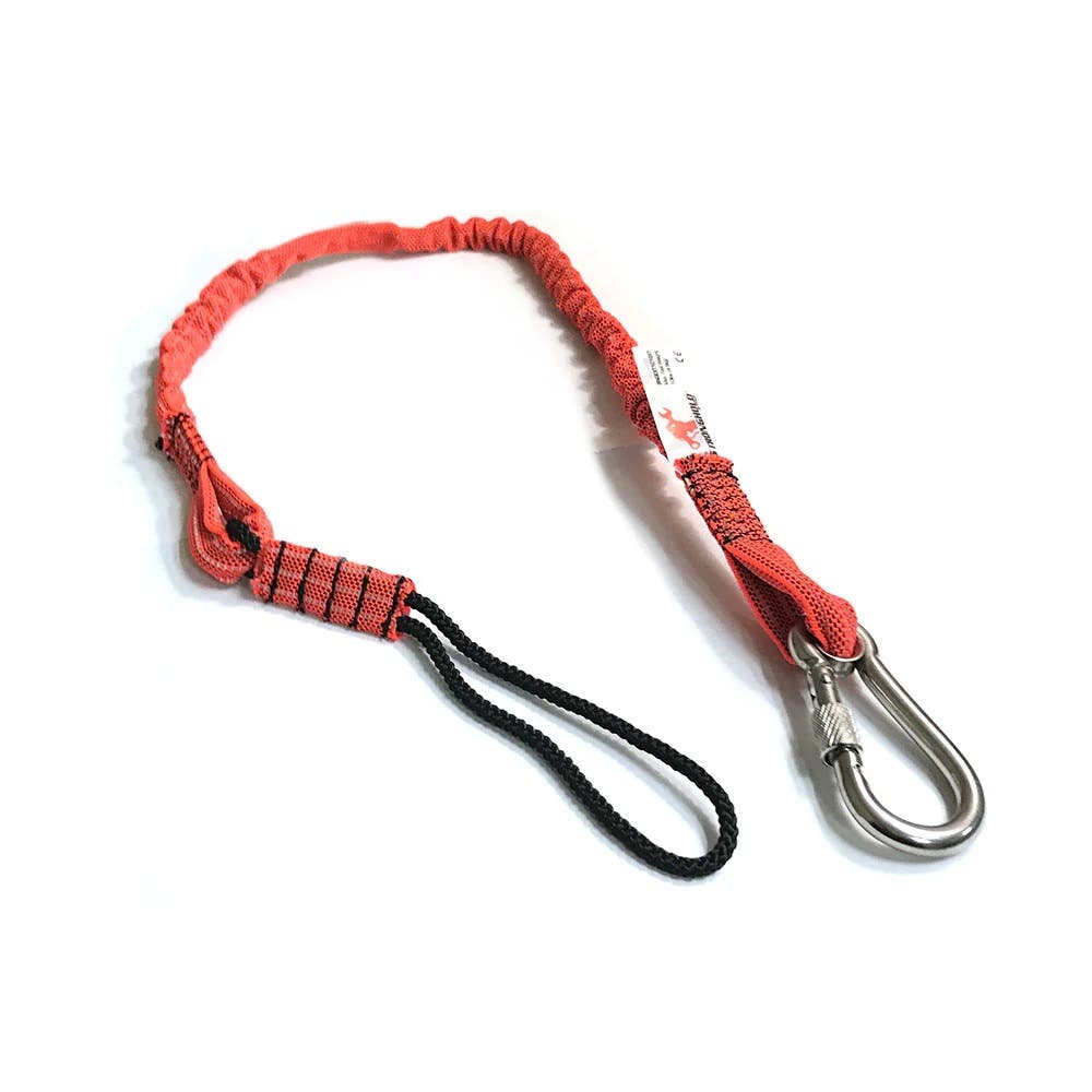 Bungee Tether with Stainless Steel Screw Gate & Tether Cinch, 10 lb. Max Load