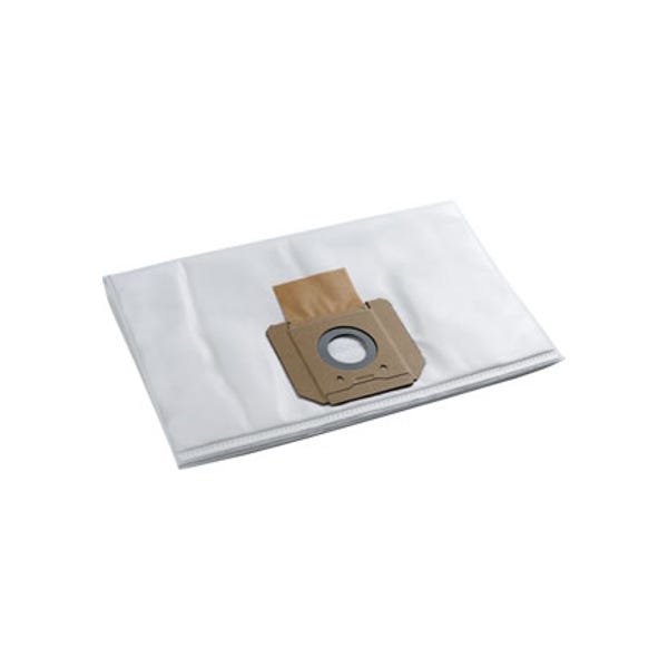 Fleece Dust Bag for 9 Gallon Dust Extractors (5 Pack), Dry Vacuuming Only - Bosch VB090F