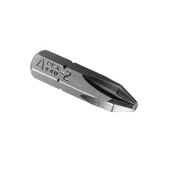 #4 Point, Phillips 1/4" Hex Insert Bit. Overall Length: 1-5/16".