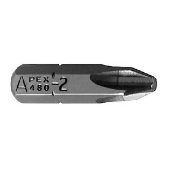 #3 Point, Phillips 5/16" Hex Insert Bit, Overall Length: 1-1/4"