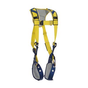 3M™ DBI-SALA® Delta™ Comfort Vest-Style Harness 1100747, Back D-Ring, Tongue Buckle Leg Straps, Shoulder, Back & Leg Comfort Padding - Large