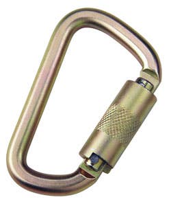 3M DBI Sala Saflok Steel Carabiner with Self Closing/Locking Gate, 11/16" Gate Opening