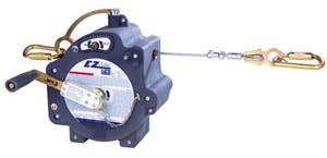 3M DBI Sala EZ-Line 60' Retractable Cable Horizontal Lifeline System, Built-In Winch, Tension and Impact Indicators
