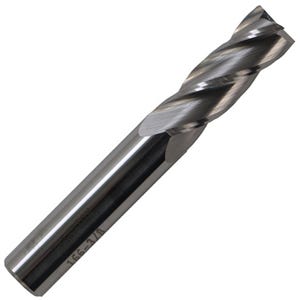 1" x 1" - 166 Solid Carbide End Mill - Square End, Center Cutting, 4 Flute, Right Hand Helix, Champion 166-1X1