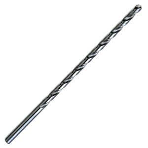Champion 23/64" 1800 HSS Longboy Drill, Straight Shank, 118 Degree Point, 13" Flute Length, 18" Overall Length, Bright Finish