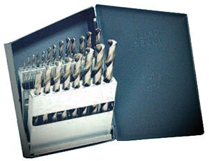 21 Piece XL28 Brute Platinum Mechanics Drill Set, 1/16" - 3/8" x 64ths, Champion 121-XL28