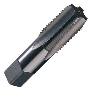 1/4"-18 - 304 Carbon Steel Taper Pipe Tap, NPT, 3/4" Taper/FT., 18 TPI (Threads per Inch), 60 Degree Angle of Threads, Champion 304-1/4-18