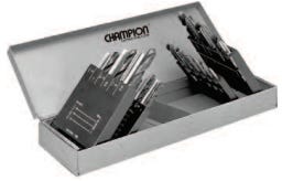 36 Piece XL5 Drills / XL22 NC & NF Tap Set, CHA TD36-XL