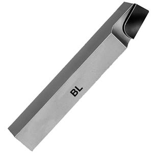 1/4" x 1/4" x 2" - BL Brazed Carbide Tool Bit - Lead Angle Turning Tool for Rough Turning Where Square Shoulder Not Required, Series 883 Carbide, Champion BL4-883