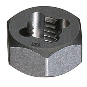 5mm-.8 - CS30M Metric Hexagon Rethreading Die, .8 TPI (Treads per Inch), Contractor Series, Carbon Steel, Champion CS30M-5X.8
