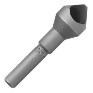 Champion CSK Zero Flute Countersink - Deburring Tool, 82 Degree Pointless, Round Shank, Dia. of Cut - .307" - 25/32", Shank Dia. - 1/4", Overall Length - 2-1/16", Body Dia. - 13/16"