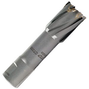 Champion 1" CT150 Carbide Tipped Annular Cutter, Triple Edge Cutting, 1-3/8" Depth Of Cut, 3/4" Shank