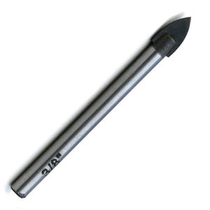 Champion 5/16" CT505 Glass & Tile Drill Bit, High Temperature Brazed Carbide Spear Point / Tool Steel Body