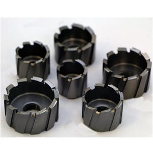 Champion SMC 13/16" Sheet Metal Cutter, 1/2" Depth of Cut, 1/2"-20 Thread, High Speed Steel with Surface Treatment, Use with SMC-ARBOR-2