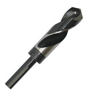 11/16" Champion XL12 Brute Platinum Silver & Deming Drill, Heavy Duty, 118 Degree Point, 3 Flatted 1/2" Shank , HSS with NOMO Surface Treatment