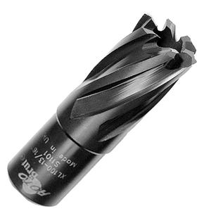 5 Piece XL200 High Speed Annular Cutter Set - 2" Cutting Depth, Includes: 9/16", 11/16", 13/16", 15/16", 1-1/16" & Pilot Pin, Champion XL200-SET