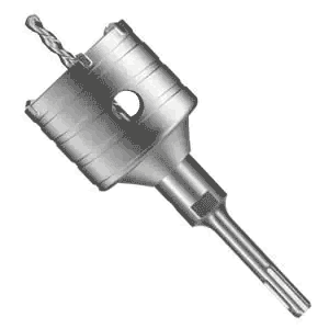 1-9/16" CM95HC Light Duty Thin-Wall SDS-Plus Hammer Core Bit, SDS+ Shank, 2" Depth of Cut, 4" Usable Length, Carbide Teeth