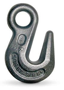 5/16" Eye Grab Hook - Rigging / Transport Hook, Rated Load: 4,700 lbs, Grade 70, Columbus McKinnon 71297, Made in USA - 1/EA