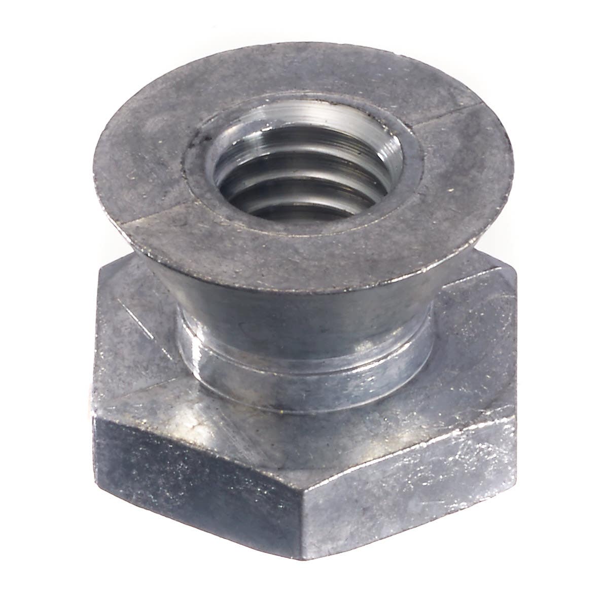 3/8"-16 Tamper-Resistant Break-Away Nuts, Zamak 5 Zinc Alloy, 3/4" Hex Drive