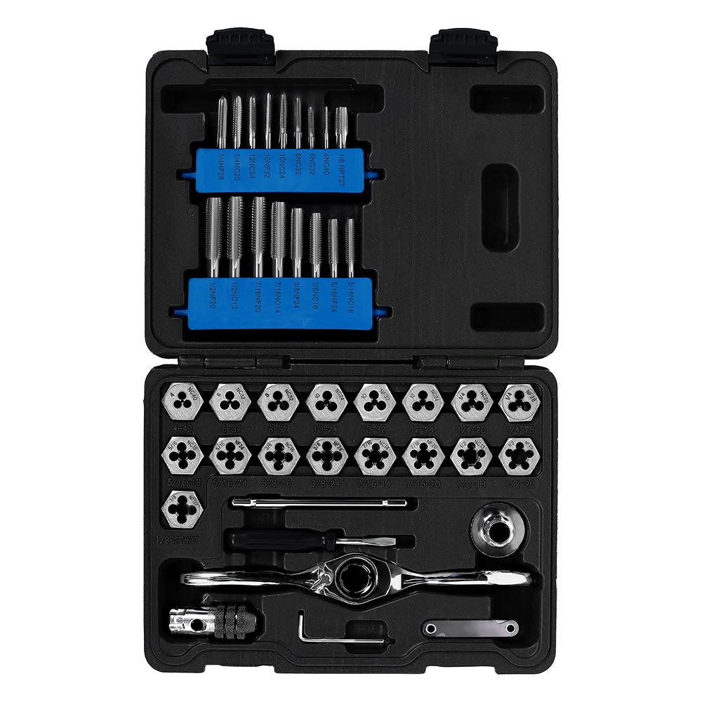 40 Piece Metric Tap and Die Set, Champion CS40MP-A