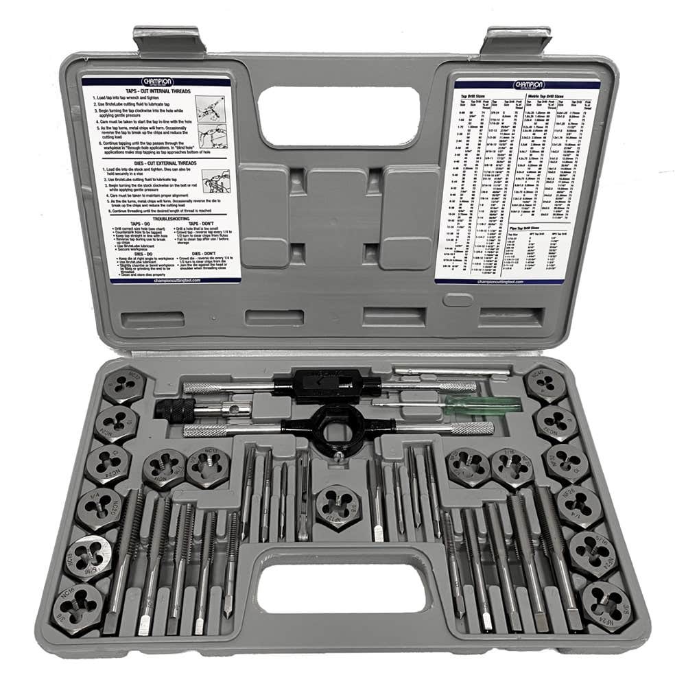 40 Piece 302 Plug Taps & CS30 Hex Dies Set, CHA CS40P