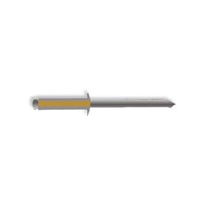 1/8 X 1/4 Copper w/Copper Plated Steel Mandrel Button Head Blind Rivet Grip Range - .188-.250 -