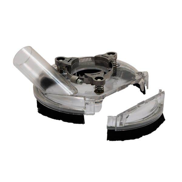 5" DustBuddie Dust Shroud for Grinding Concrete in Clamshell, Dustless D0835