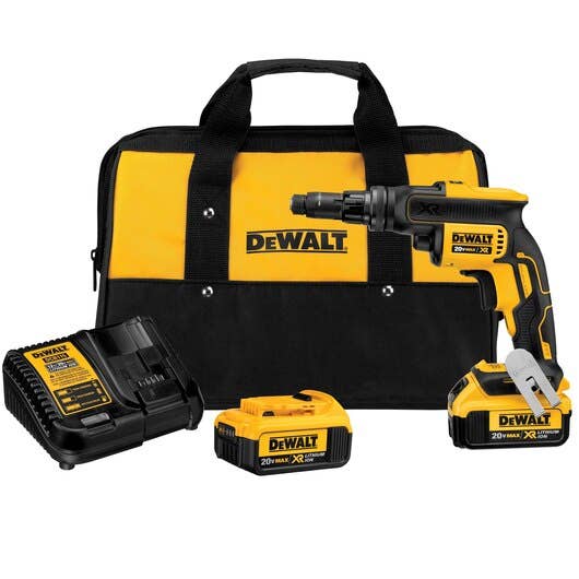 DeWalt 20V MAX XR® Versa-Clutch Adjustable Torque Screwgun Kit, DCF622M2