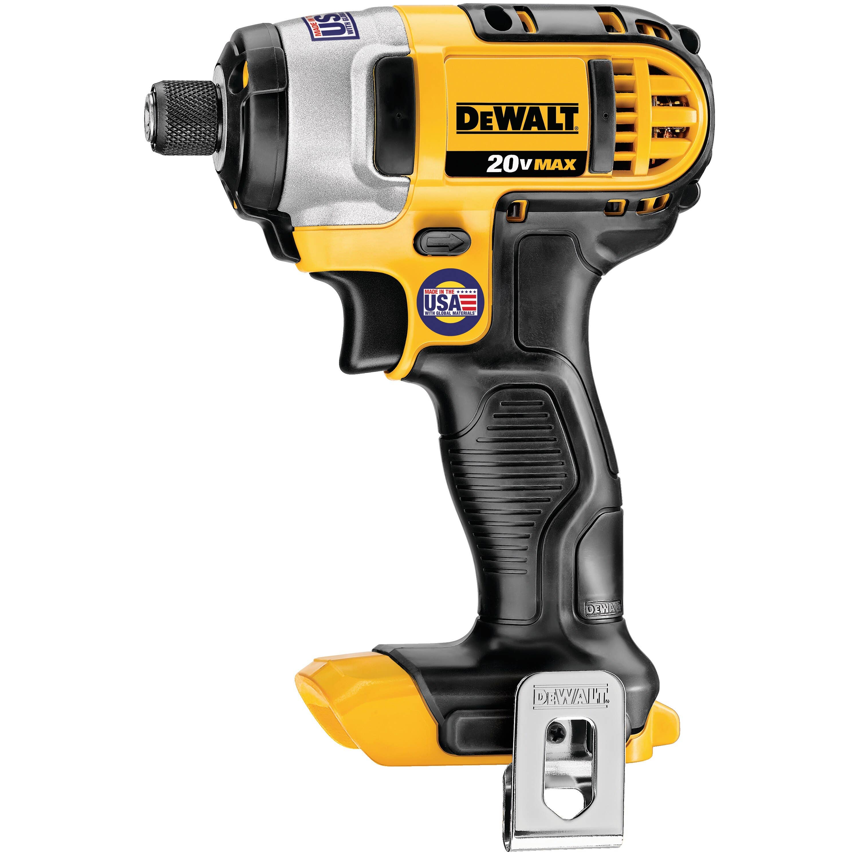 20V MAX* XR® Lithium-Ion 1/4" Impact Driver (Tool Only) with Lanyard Ready Attachment Point