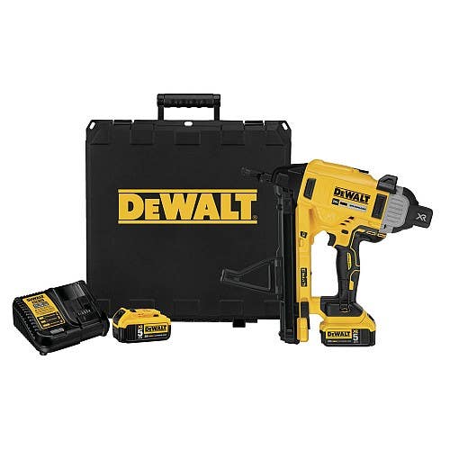 DEWALT 20V MAX* 1" Magazine Cordless Concrete Nailer Kit, DCN891P2
