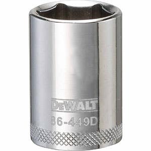 13mm - 1/2" Drive Socket, 6 Point, Metric, DeWalt® DWMT86513OSP