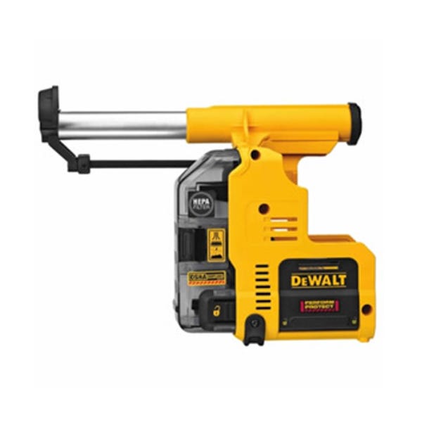 DeWalt® DWH303DH Onboard Dust Extractor for 1" SDS+ Hammers (Replaces D25303DH), Table 1 OSAH Compliance, 5/8" x 6" Carbide Drill Capacity