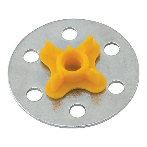 Lathing Washer 1" with Holes, Powers STICK-E Fastener,