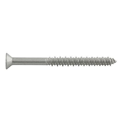 1/4" x 2-3/4" UltraCon+ Concrete Screw Anchors, Phillips Flat Trimfit Head, Gimlet Point, #3 Drive Size, 3/16" Drill Bit Size, Silver Stalgard Coating