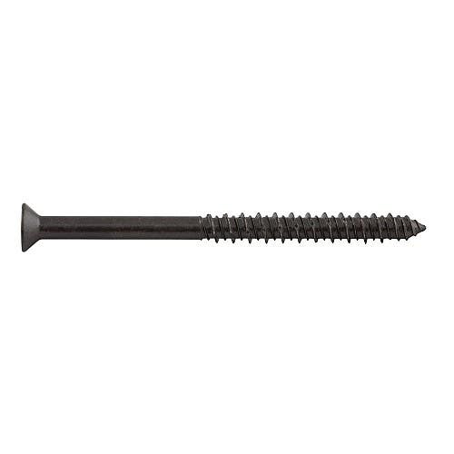 1/4" x 3-3/4" UltraCon+ Concrete Screw Anchors, Phillips Flat Trimfit Head, Gimlet Point, #3 Drive Size, 3/16" Drill Bit Size, Bronze Stalgard Coating