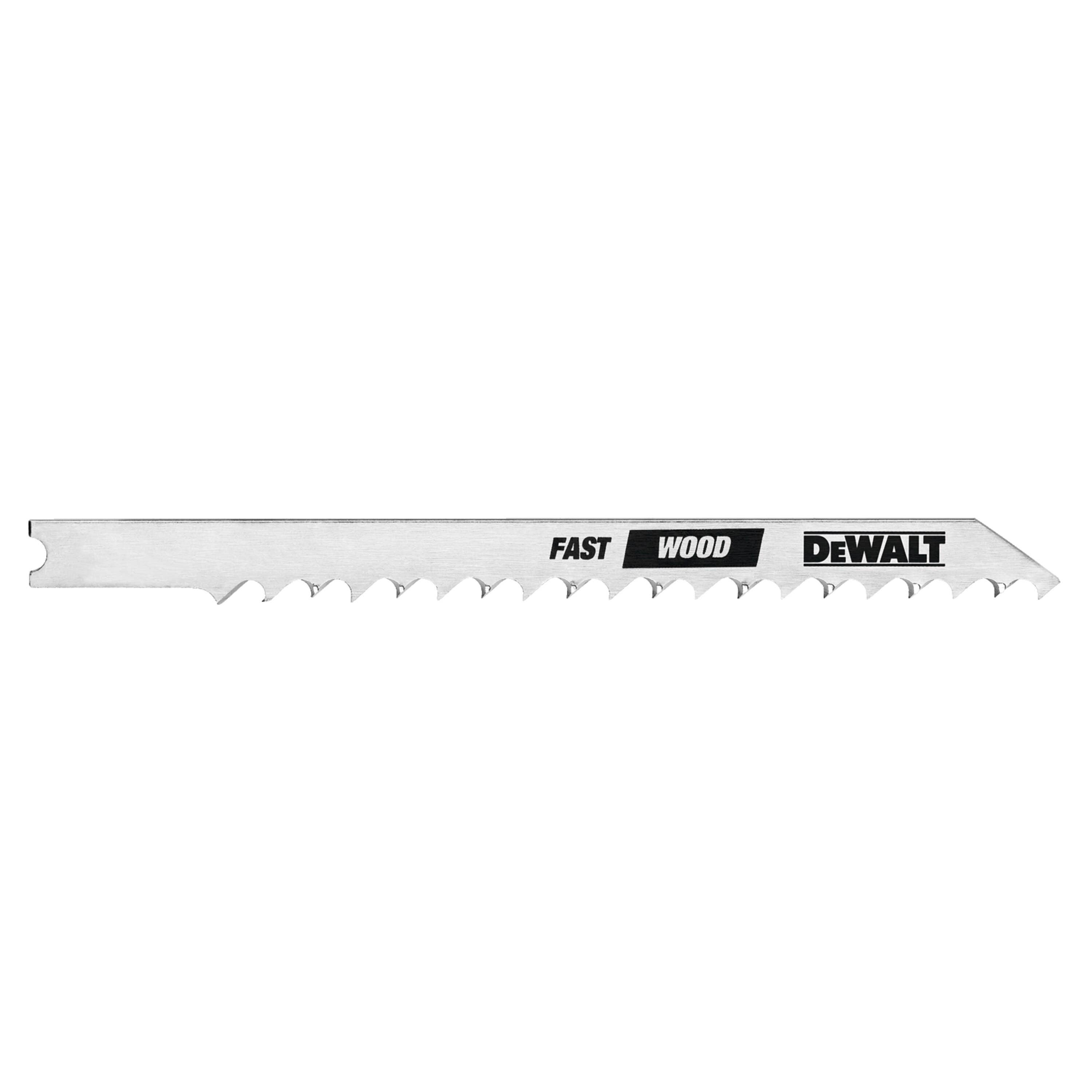 4" 6 TPI U-Shank Jig Saw Blade, DeWalt DW3703H2