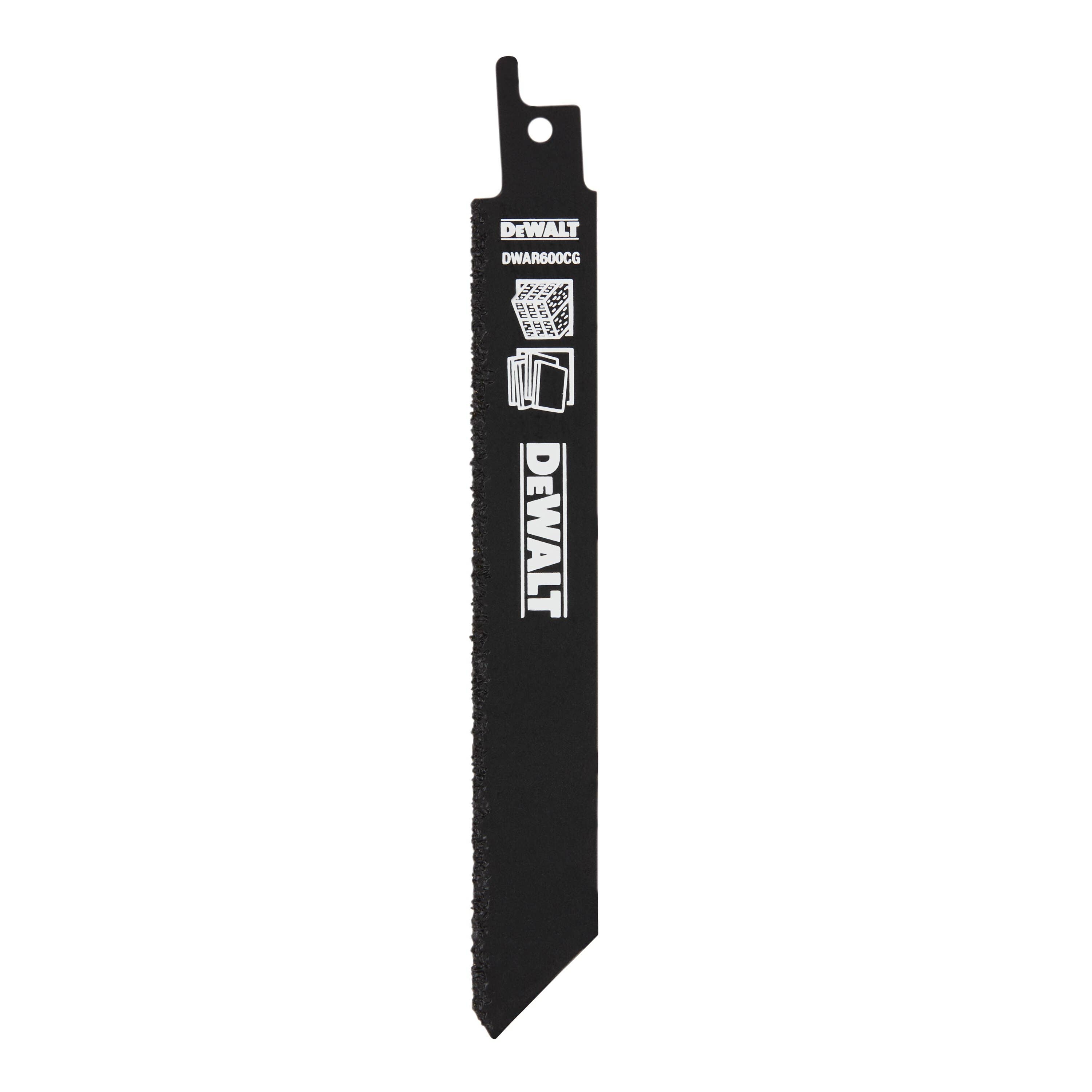 8" Abrasive Carbide Grit Reciprocating Saw Blades DeWalt® DW4843