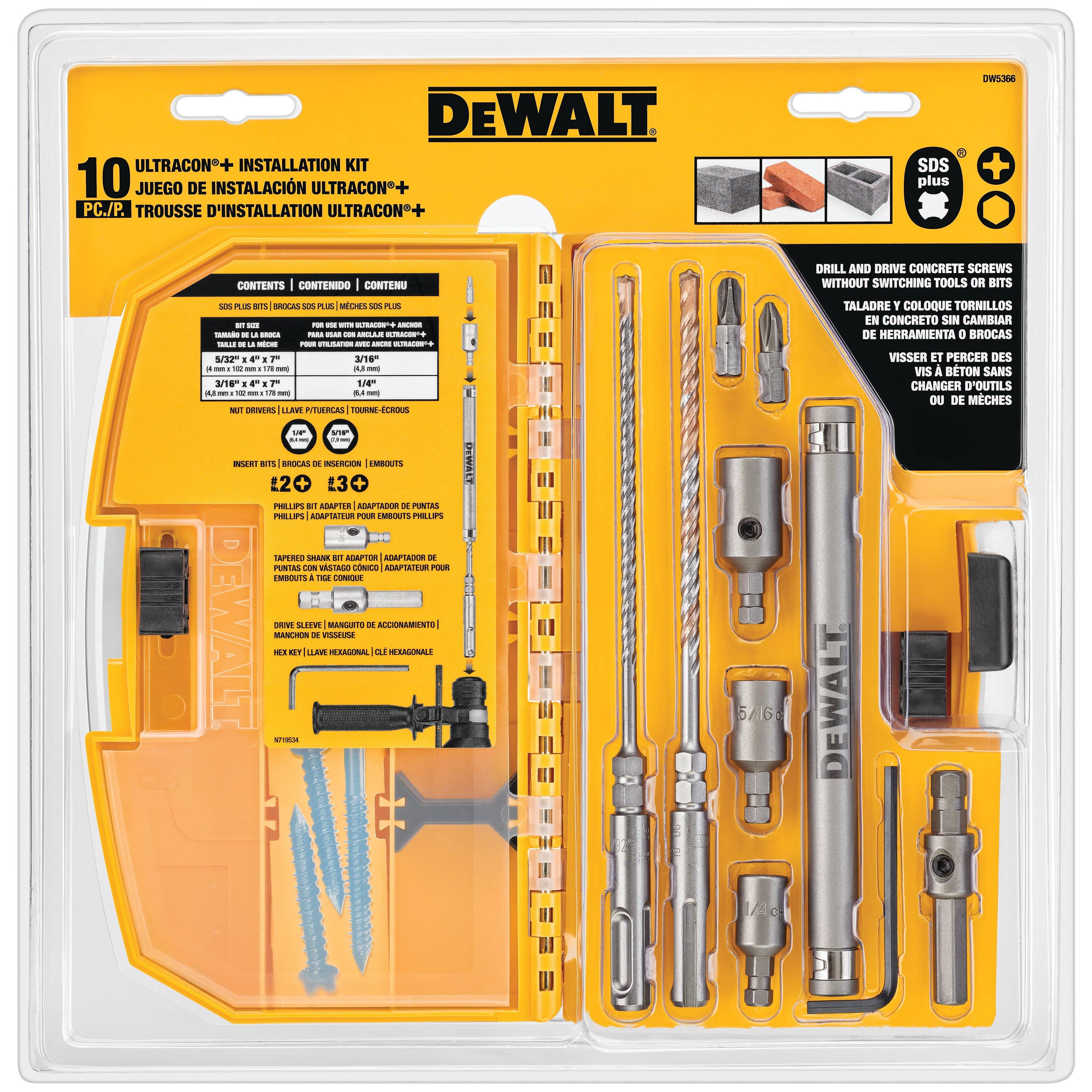 SDS-Plus Concrete and Masonry Hammer Bits - Drill Bit Warehouse