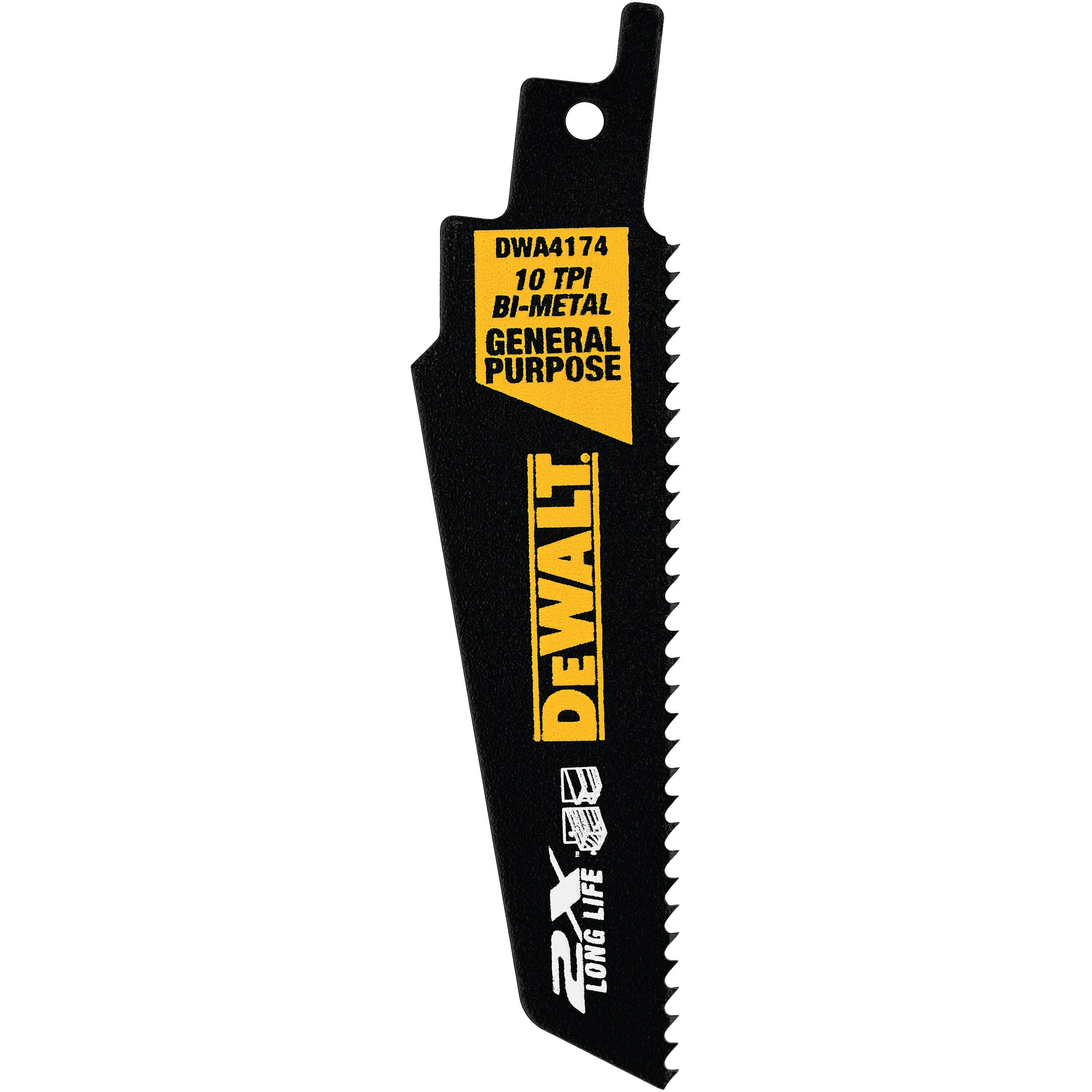4 10TPI 2X RECIP BLADE 5PK