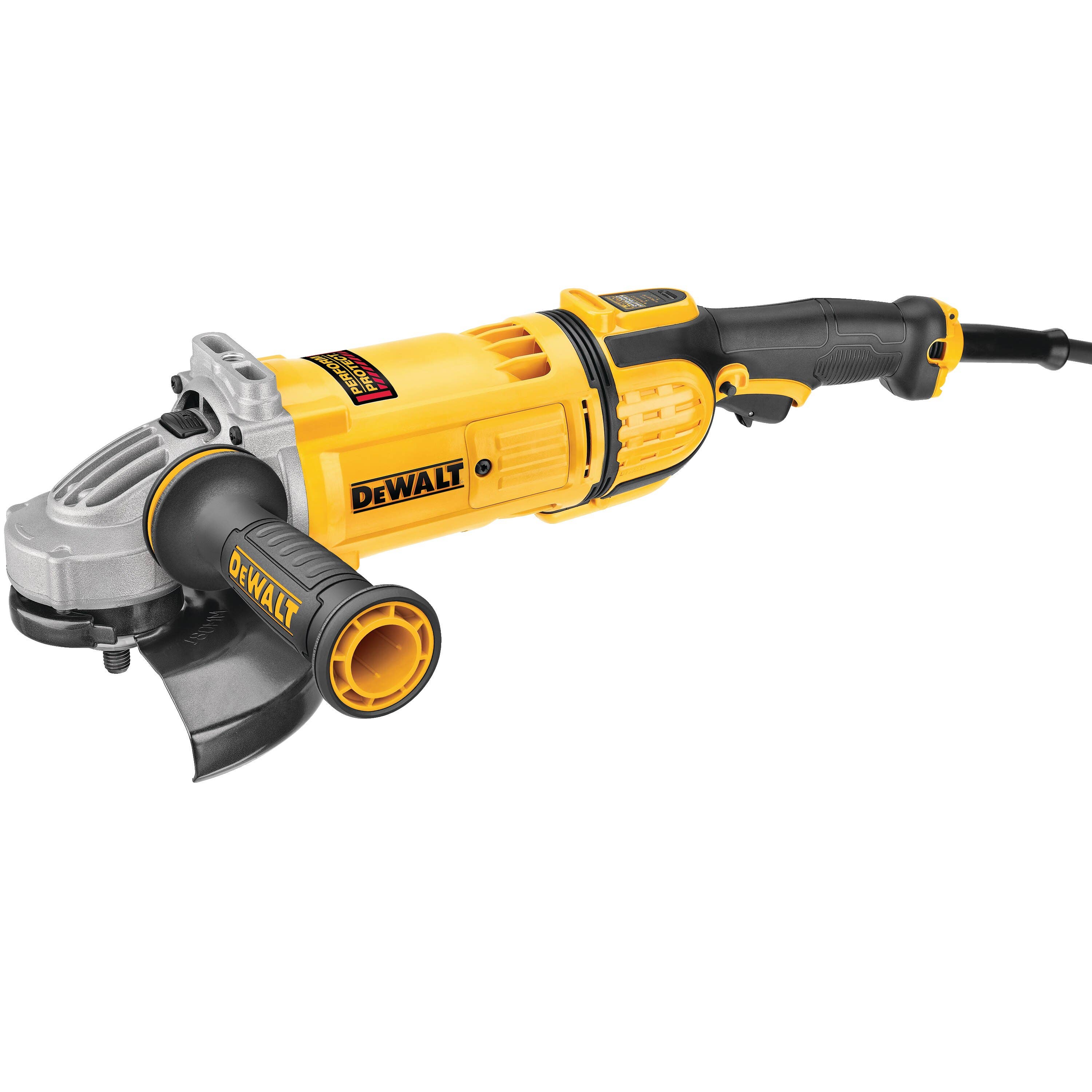 7" Large Angle Grinder, 5/8"-11 Spindle Thread, 15.0 Amps, 8500 RPM, 4.9 HP, DeWalt® DWE4597