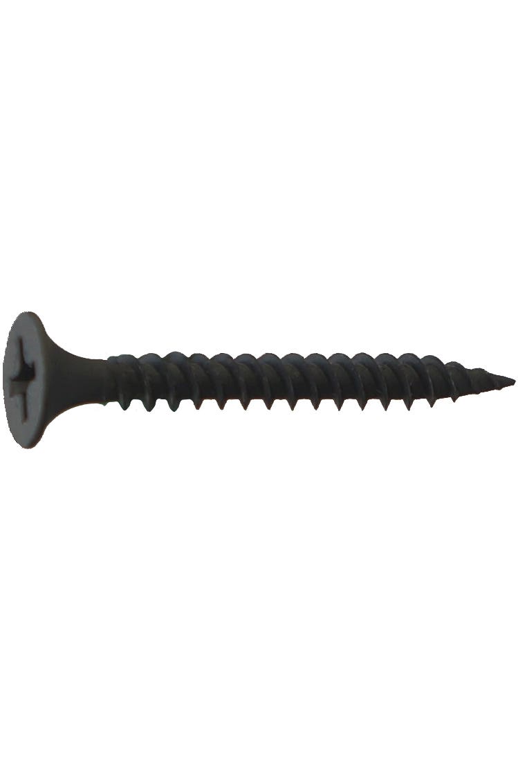 #8 x 3" Drywall Screws, Phillips Bugle Head, Fine Thread, Gray Phosphate