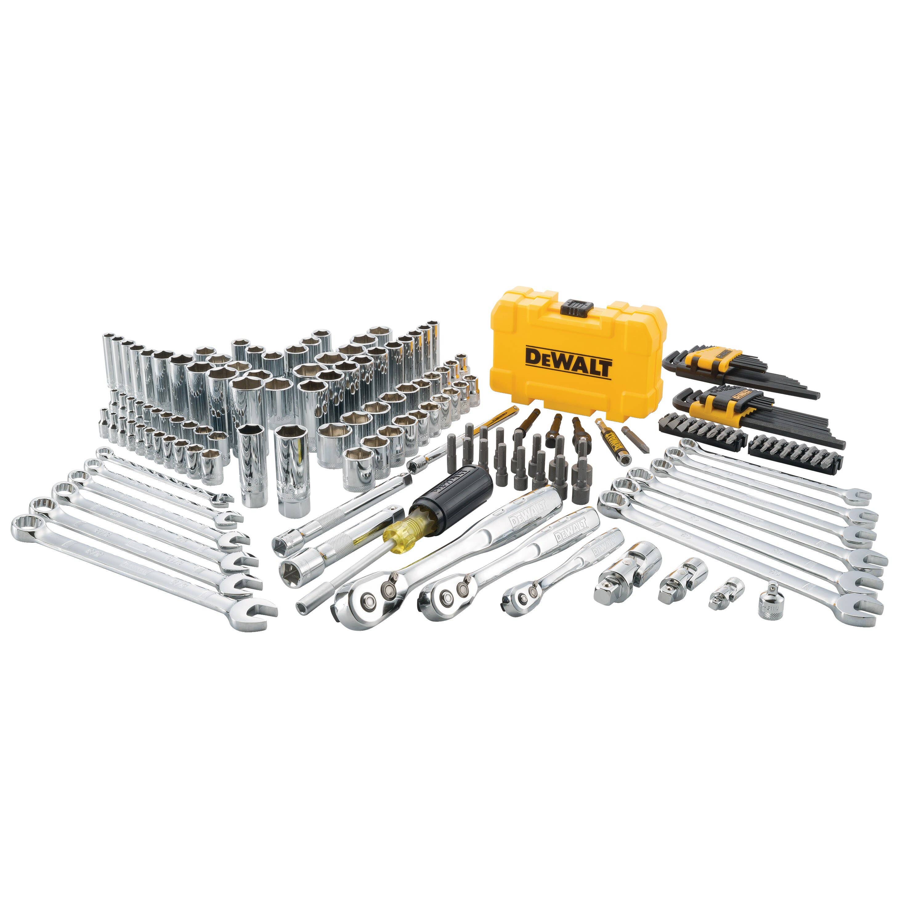 168 Piece Mechanics Tools Set, DeWalt® DWMT73803 - 1/EA