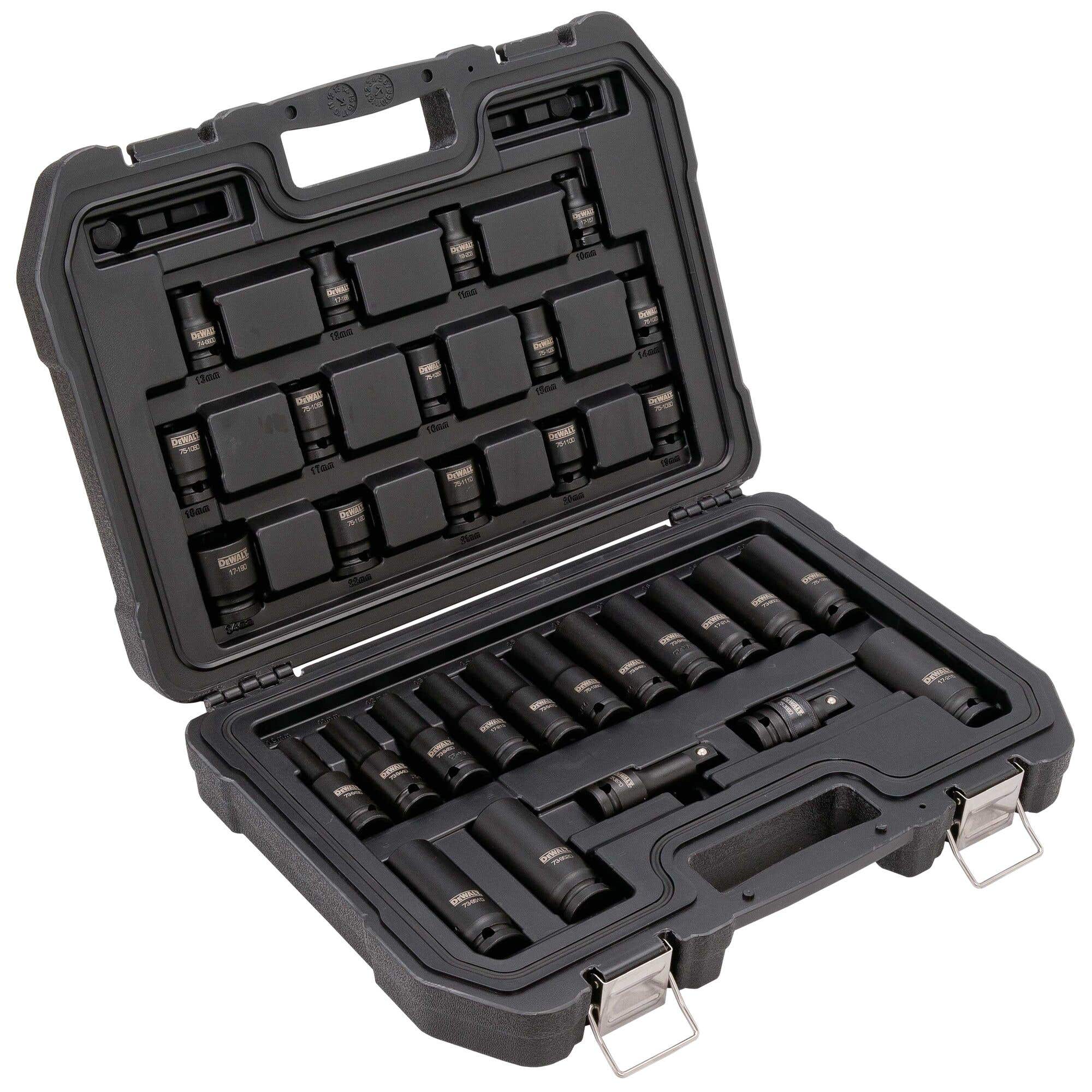 Dewalt dwmt 23 piece drive impact socket set sale
