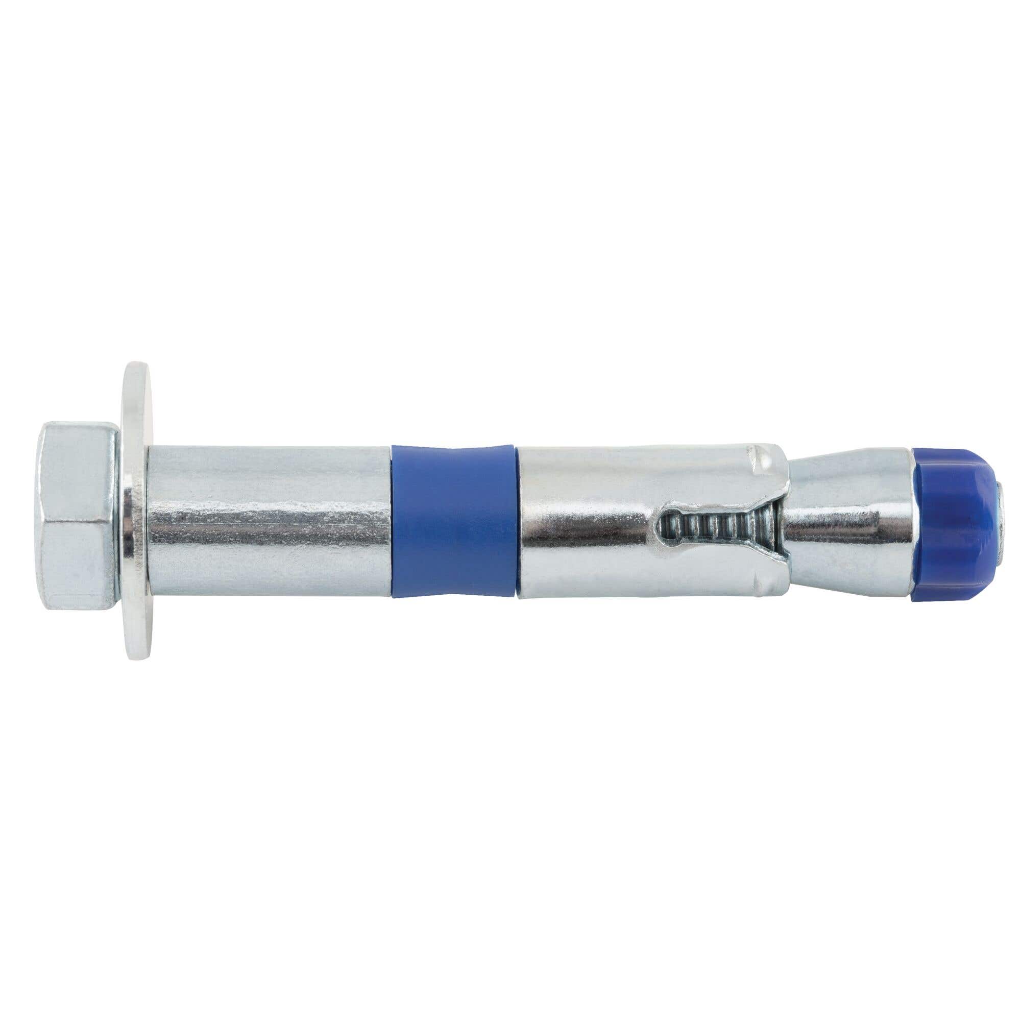 1/2" x 2-3/4" Powers Power-Bolt+ Heavy Duty Hex Head Sleeve Style Anchors, Zinc Plated Carbon Steel