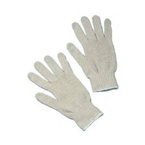 Large Natural String Gloves